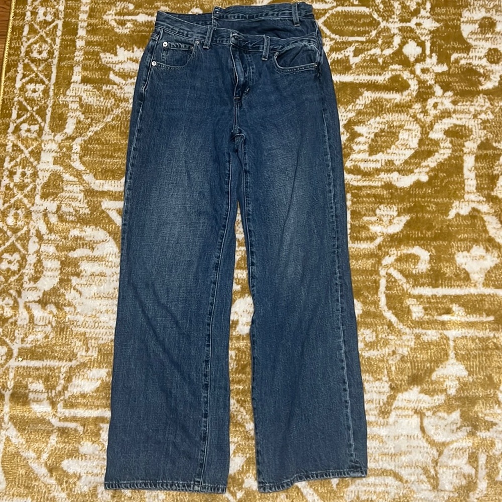 Pistola Bobbie crossover straight leg jeans, 26